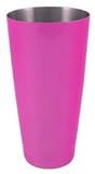 Cocktail Shaker Weighted 28 oz. Powder Coated Neon Pink