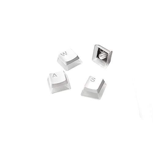 PrismCaps, Copritasti in stile pudding a doppio scatto, Robusta termoplastica PBT, Compatibile con la maggior parte delle tastiere meccaniche, Steli MX, Bianca (Layout nordico) - Tastiera gaming - Immagine 2