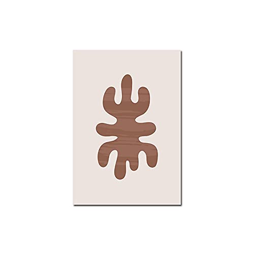 Matisse Décor Photos Abstrait Marron Toile Anti-Reflet 60x80 - 5