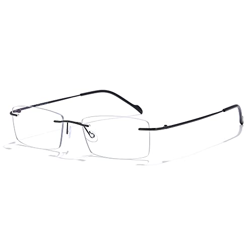 Image of Cyxus 11g Titanium Blue Light Blocking Glasses Men Woman Ultralight Computer Gaming Office Study Eyeglasses 8602T01