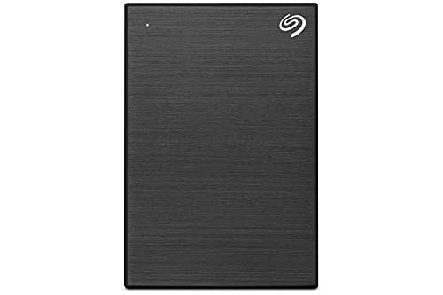 Seagate Backup Plus Slim, 2TB, Disco duro externo portátil, HDD, Negro, USB 3.0 para PC y Mac, 1 año de suscripción a Mylio Create, 2 meses de suscripción a Adobe CC Photography (STHN2000400)
