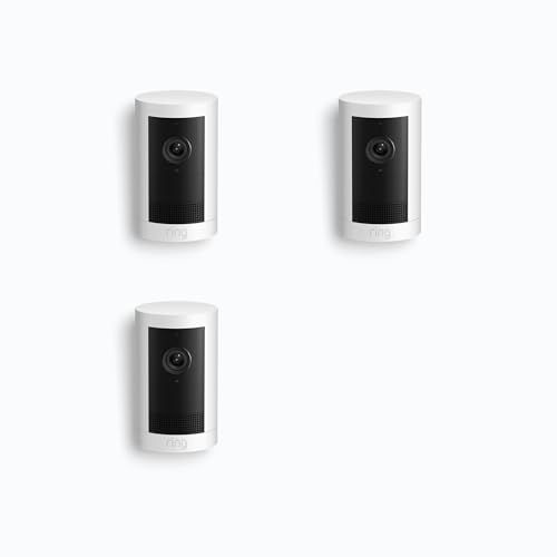 New Ring Outdoor Camera Plus Battery | DIY Wireless Outdoor Security Camera | Wide-Angle 2K Video with Ring Vision, Low-Light Sight | 30-day free trial of Ring Home Plan I 3 cameras