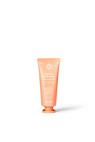 Maria Nila Anti Schuppen Haarmaske gegen juckende, trockene Kopfhaut und Haarausfall - Head and Heal Booster Masque, Intensiv Haarkur mit Aloe Vera, fördert Haarwachstum, vegan, sulfatfrei, 50ml