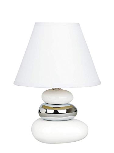Rabalux Lampada da Tavolo E14, Bianco, Effetto