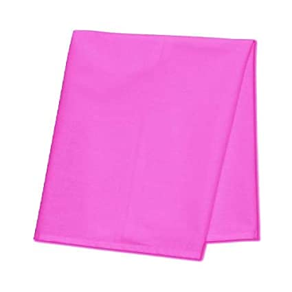 Shri Anand 1.25 Meter 1 Cotton Cloth Used for Pooja Cloth Mat/Puja Aasan (Set of 2, Pink)