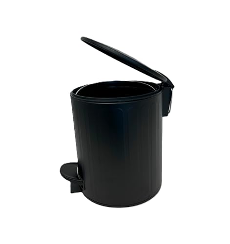 Caneca de basura Splash Home acero inoxidable 5 litros negra miniatura 3