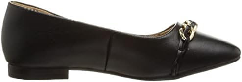 Rockport Women's Zoie Chain Ballet Flat, Black Leather, 7 | Image 5