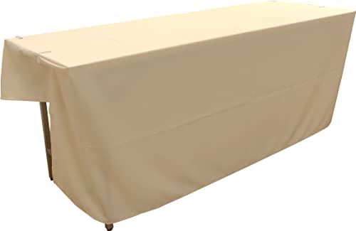 のれん工房 防炎 テーブルクロス 無地 イベント 展示会 説明会 140cm×230cm テーブルカバー 業務用 全14色 アイボリー 94620