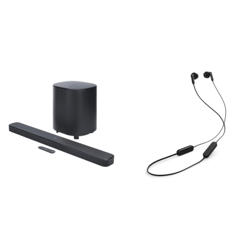 �y�Z�b�g�����zJBL BAR 500 MK2 �T�E���h�o�[ 5.1ch/���C�����X�T�u�E�[�t�@�[/Dolby Atmos/Wi-Fi6/eARC�Ή�/�u���b�N(JBLBAR500M2BLKJN) + �yAmazon.co.jp����zJBL TUNE235B