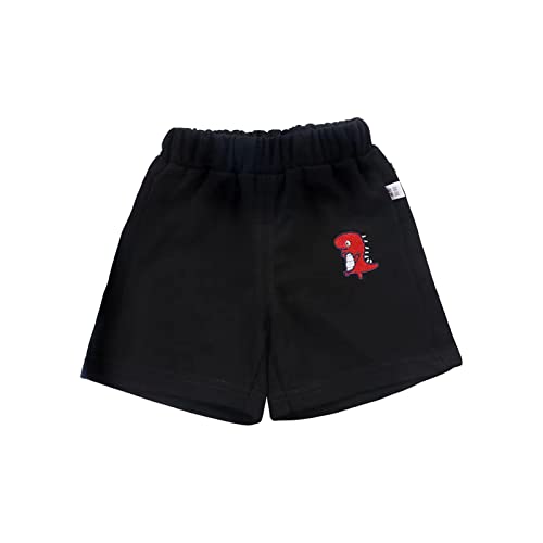 Toddler Boys Jogger Shorts Summer Athletic Short Sweat Pants Cute Dinosaur Printed Pull on Shorts for Boy Girl