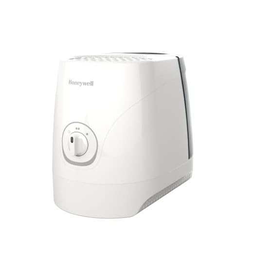 Honeywell Cool Moisture Humidifier White Ultra Quiet with Auto Shut-Off, Variable Settings & Wicking Filter for Small to Medium Rooms, Bedroom, Baby Room