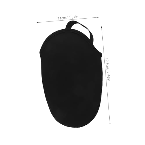 Cubiertas para calzado de ciclismo Yardwe, 2 piezas, térmicas y antideslizantes, protección para dedos de los pies, para bicicletas de montaña y carretera, color negro miniatura 2