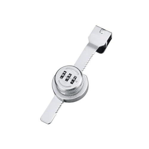 NiuLumea Verrou coulissant en verre pour porte d'armoires - Installation par poinçon - Mécanisme dentelé sécurisé - Construction en acier - Épaisseur de serrage de 4 à 8 mm - Noir/argenté/doré