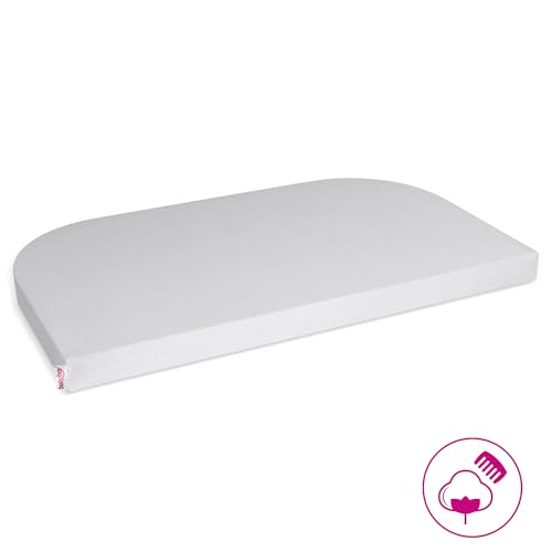 Drap-housse babybay jersey gris compatible matelas Comfort et Midi