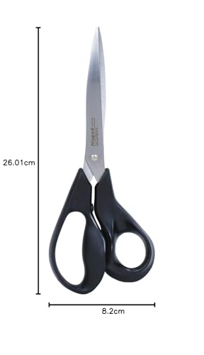 Maped Scissors Advanced Asymmetric 21cm |Professional from Every Angle| Stainless Steel Blades & Rivets|Ergonomic Handles|Comfortable Grip| Eco-Friendly Packaging|Handles Made of 60% Recycled Plastic