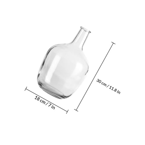 Vase en verre hydroponique et support pour compositions de fleurs - 3