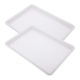 TOKIDNY 2 Stück Teiliges Maltablett aus Robustem Kunststoff Multifunktionales DIY Zeichenzubehör Leichtes und Kompaktes Farbmisch tablett für Schule und Hobby für Erwachsene