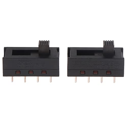 Interruptor deslizante negro DSE-2310 para secador de pelo de 3 vías 4