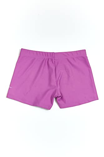 Destira Meninas Shorts De Compressão Para Ginástica Lilás, Esportivos Atléticos Dança E Queda Livre,