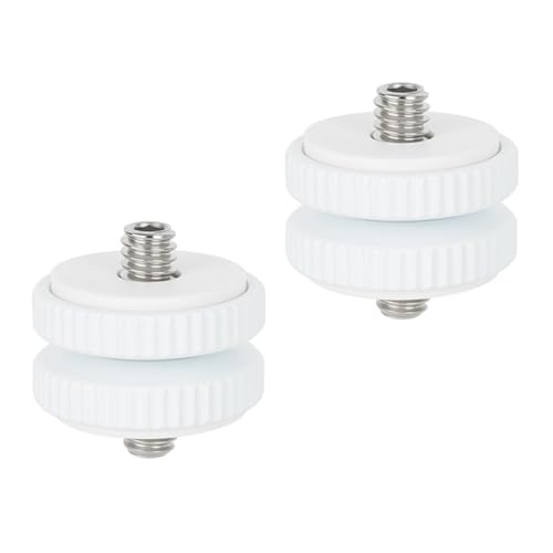 Image of 2Pcs High Strength 1 / 4Inch-20 Male to 1 / 4Inch-20 Male Thread Adapter for Lighting Stand Tripod Video Equipment Photography Accessory