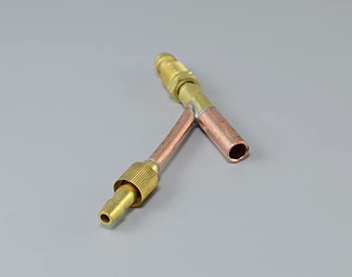 Image of RIVERWELD TIG Torch Fitting Part Accessories Cables and Gas & Water Separate Cable Connector 3 /8 inch -24UNF (LH) for SR WP 18 TIG Welding Torch