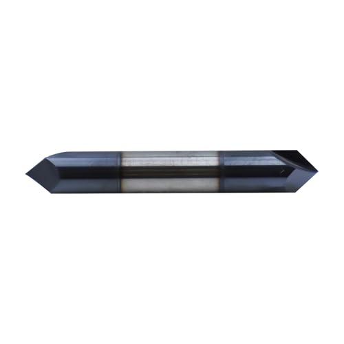 Image of 3 /8in Solid Carbide End Mill, Chamfer Mill-Double End,2 Flute,90 Chamfer Angle,AlTiN Coated Bits Tool for Medium Hardness Steel, Brass, Iron