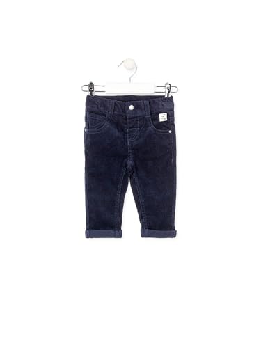 Losan PANTALONE 027-9001AL en color negro clásico con bolsillos funcionales
