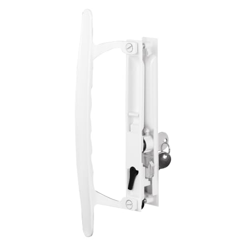 Prime-Line Products C 1197 Poignée de porte coulissante affleurante, blanc, 6-5/8 po