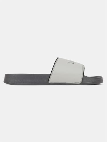 Image of hummel CHUNK MEN SLIDERS Comfortable Cushioned Sole Arch Support Durable Lightweight Flexible Trendy Style Flip flops and Slippers Slides for Men Daily use Chappal