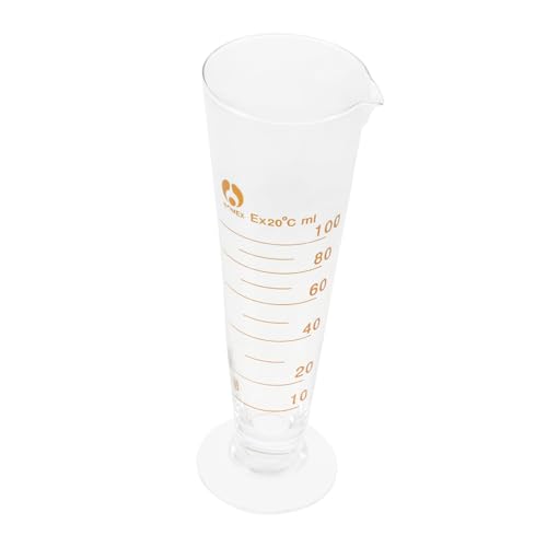 SOLUSTRE Vaso Medidor De Vidrio Dispensador Vaso Medidor De Liquidos Vasos Medidores Líquido Soufflé Hidro Cristalería Química Automático Equipo De Medición De Laboratorio Copas De Papel