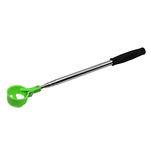Grip Telescopic Golf Ball Retriever - Retrieves 9ft - Water, Extendable, Automatic Locking Scoop, Golf Accessories, Golf Gifts