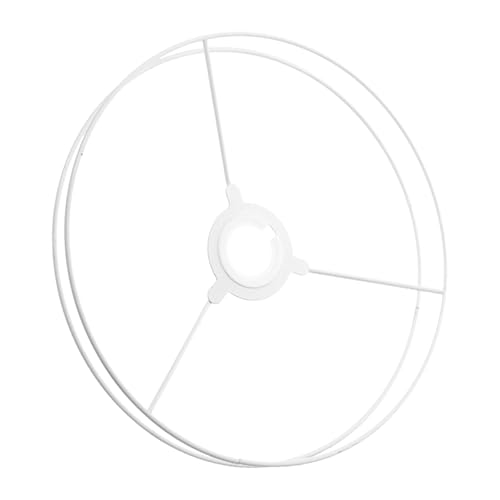 Support abat-jour fer anneaux de fixation SEWACC pour cadre double cercle DIY