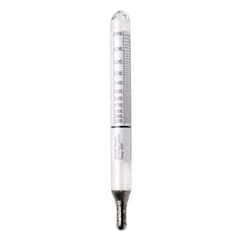 Cole-Parmer 1.000/2.000 Specific Gravity and 0/70 Degree Baume Dual Scale Hydrometer for Liquids Heavier Than Water