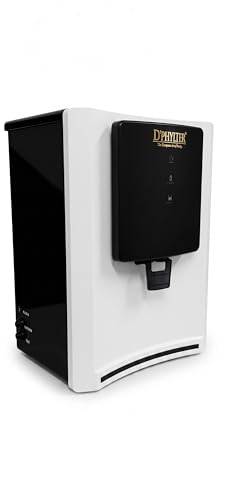 Image of D'PHYLTER Copper RO Water Purifier Filter for Home, 9L, White | 8-stage RO+UV+UF, TDS controller, copper mineral enrichment, 9L tank, for borewell tanker & municipal water to 2000 PPM