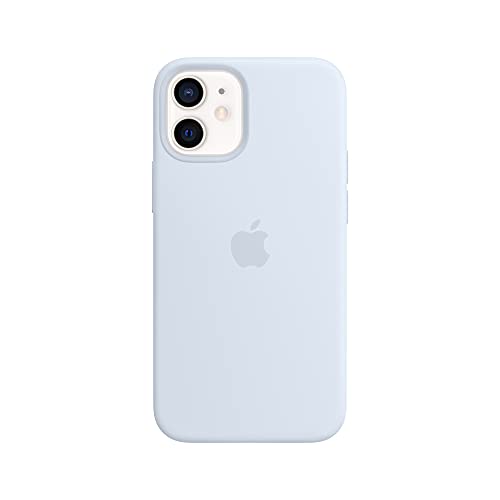 Image of Apple iPhone 12 mini Silicone Case with Magsafe - Cloud Blue