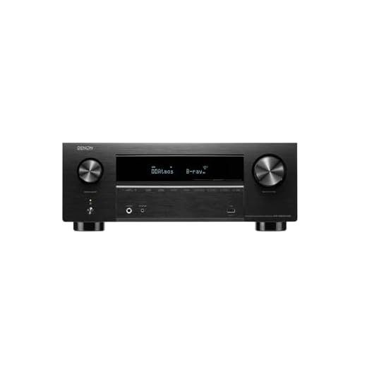 Denon AVR-X2800HDAB 7.2-Kanal AV-Receiver, HiFi Verstärker mit Dolby Atmos, DTS:X, 6 HDMI Eingängen und 2 Ausgängen, 8K HDMI, Bluetooth, DAB, WLAN, AirPlay 2, HEOS Mulitroom, Alexa kompatibel, schwarz