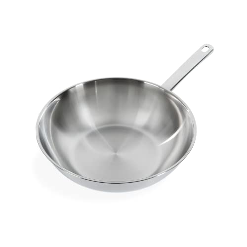 Wok de acero inoxidable 28 cm BK miniatura 1