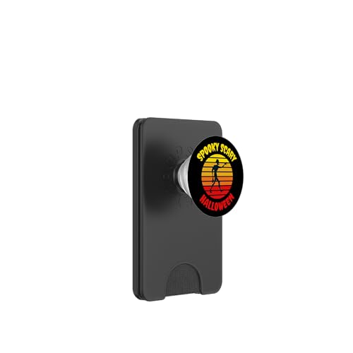 Funny Zombie Retro Vintage Aesthetic PopSockets PopWallet for MagSafe Funny Zombie Retro Vintage Aesthetic PopSockets PopWallet for MagSafe