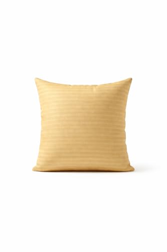 Image of Hotel Quality Premium Fibre Cushions | Cushion 16 inch x 16 inch | Pillow,Cushion,Cushions for, Cushion Pillow,Pillow,Cushions for Bed (Gold, 4)