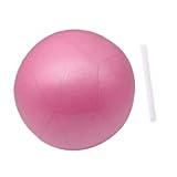 Aosekaa Small Pilates Ball Fitness Yoga Ball for Kids Rhythmic Gymnastics Ball Workout Ball for Gymnastics Improves Balance, Pink