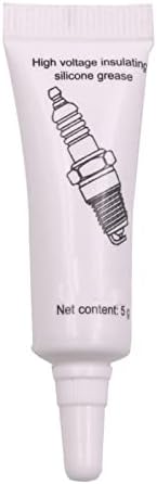 Aferzov Pack of 5 Tube of Silicone Grease, Silicone Sealant Machine Lubricant 10 g - Tap Grease, Temperature Resistant, Non-Corrosive Machine Lubricant