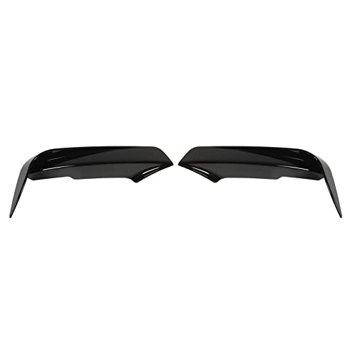 Aramox 2Pcs Left Right Front Bumper Vent Canard Splitter Abs Bumper Air Vent Cover Compatible With 3 Series F30 F31 F3 320I 328I 330I 335I 340I 316D 318D 320D 330D M Sport(Glossy Black) #TOP29