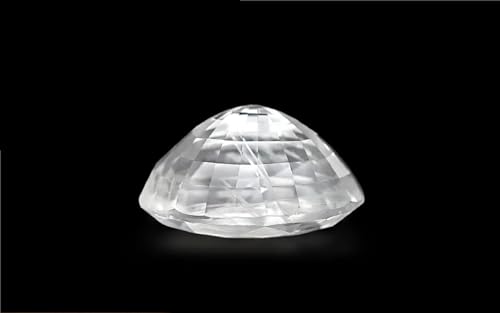 Saphir blanc naturel corindon pierre précieuse de 5 carats non chauffée - 4