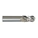 Roughing -Finishing Chipbreaker End Mill, Solid Carbide, Shank Diameter 1/2", Uncoated, 4 Flute