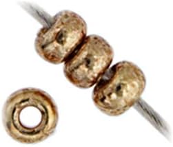 Miyuki Seed Bead 8/0 APX.22g - Duracoat Galvanized Champagne Japanese Glass Seed Beads