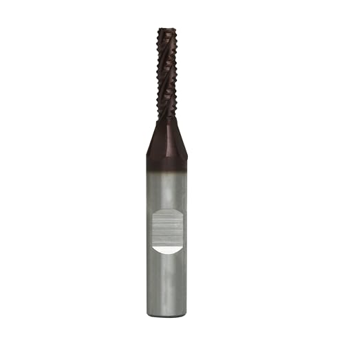 Image of HFS(R) Roughing End Mill Square End Mill 4 Flute M42 8% Cobalt TiAlN for Steel 3 /16 inch Dia.