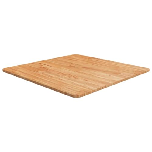 vidaXL Tablero de Mesa Cuadrada Escritorio Superficie Salón Cocina Comedor Oficina Auxiliar Consola Centro Mueble Madera Roble Marrón Claro