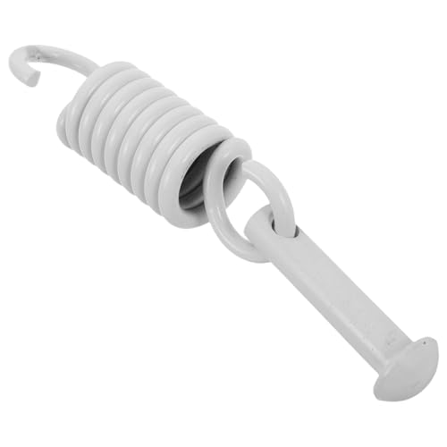 Lurrose Pasador de Horquilla Metálico para Colgar Hamacas, Resorte de Tensión para Silla Colgante, 2 Piezas, Gancho Resistente para Jardín y Porche, Accesorio para Sillas de Exterior