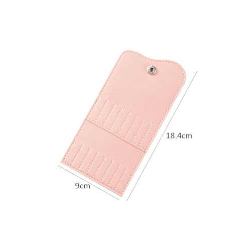 Organizador para brocas de manicura con 16 agujeros color rosa miniatura 2