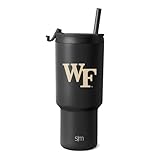 Simple Modern Officially Licensed Collegiate Wake Forest Demon Deacons 30 oz Tumbler with Flip Lid & Straws | Insulated Stainless Steel | Gifts for Men Women | Trek Collection | Wake Forest University